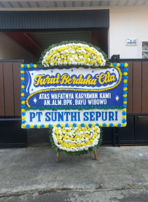 Papan Bunga Duka di Jamblang