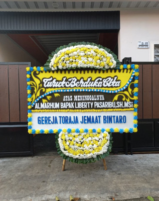 Papan Bunga Duka di Jamblang
